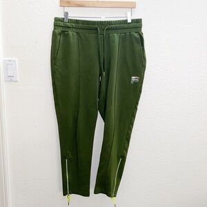 Fila X Bandiar Olive Green Zipper Bottom Joggers